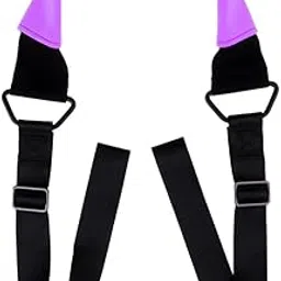 MILAAN Adjustable Yoga Training Bands Practice Dance Training Leg Belt Purple (54024076FEZ)-picture-16