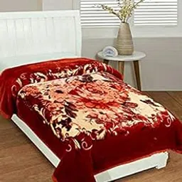 Bezzilish Home Silk Touch Premium 2 Ply Mink Fabric Double Bed Blanket for Heavy Winters (King, Color and Print May be Vary)-picture-59