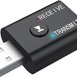 Drumstone (𝗦𝗽𝗲𝗰𝗶𝗮𝗹 𝟭𝟱 𝗬𝗲𝗮𝗿𝘀 𝗪𝗮𝗿𝗿𝗮𝗻𝘁𝘆) Seamless Connectivity with 2-in-1 USB Bluetooth 5.0 Transmitter & Receiver for TV, PC, Car-picture-34