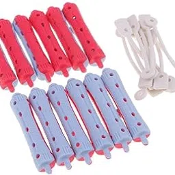 HEAVENGLOW 2x12x Hair Curler Clamps Hairdreser Perm Rods Hair Styling DIY Tool 7 x 1.5 cm | Hair Care & Styling-picture-58