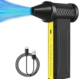 Compressed Air Duster, 160,000 RPM Cordless Electric Air Duster Turbo Dryer Blower for Car, 3 Gear Adjustable Air Duster for PC Computer Keyboard and Home-picture-23