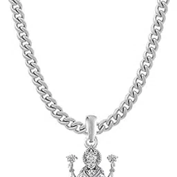 akshat sapphire 92.5% Pure Sterling Silver God Shree Sai Baba chain Pendant-picture-14