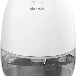 Dehumidifier, AlohaAir 34 OZ Small Dehumidifiers for Home and Room, Quiet with 7 Colors Night Light, Auto Shut Off, Dehumidifiers for Bedroom, Bathroom, RV, and Closet-image-5