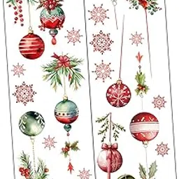 2Pcs Christmas Decoration Stickers Glass Cling for Housewarming Door Bedroom-picture-50