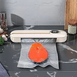Portible Vacuum Sealer Machine, Large Size, Automatic Dry & Wet Air Sealing System, Packing Sealing Machine, Compact Design Vacuum Sealing Machine, With Extra 10 Bags-image-56