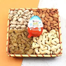 SFU E Com Dry Fruit Hamper Pack with Healthy Cashew, Almond, Pistachios & Raisin And Surprising Toy for Kids With Yummy Chocolates | 220-picture-27