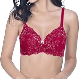 amante Lace Padded Wirefree Seamless Full Coverage Stylish T-Shirt Bra-picture-34