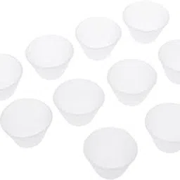FABLOFT Silicone Resin Glue Tool Distribution Cup Jewelry Making Tools 10pcs 31x18mm image 1