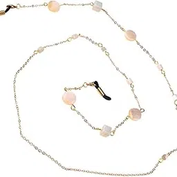 heavenglow 5xEyeglass Necklace Exquisite Delicate Sunglasses Spectacles Chain Holder Gold | Vision Care-picture-16