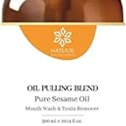 NATUUR Mouth Wash & Toxin Remover - Oil Pulling Blend (With Sesame Oil, 300ml)-picture-31