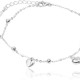 nistra 925 Sterling Silver Sweetheart Sparkle Bracelet | Gifts for Women & Girls | With 925 Stamp And Certificate Of Authenticity | Silver (Rhodium Plated)-picture-10