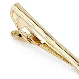 wynameleri Tie Pin Short Plated Golden Tie Clip For Men and Boys of 5.3cm-picture-20