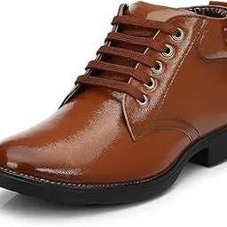 heightx Height Increasing Shoes Elevator TAN Pure Leather Formal Lace-up Shoes for Men's with 3 Inch Height Incease (1.25 Inch Outer Heel and 1.75 Hidden Insole)-picture-15