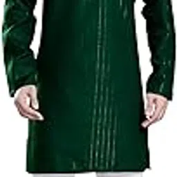 divisive Men's Self Zari Line Cotton Blend Slim Fit Kurta Pyjama Set-picture-49