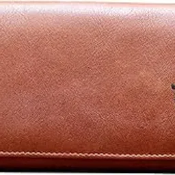 karmanah Cupid Engraved Genuine Leather Wallet for Women - RFID Protected, Zipper Closure, Multi-Card Ladies Purse with Dual Picture Slots and Coin Pocket - Handcrafted Purse for Women - Light Brown-picture-29