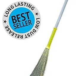 Clean Joy Zero Grass Broom Extra Long for Floor Cleaning Multipurpose, Made with Grass (1)-picture-16
