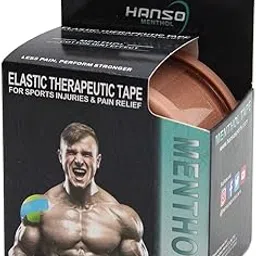 HANSO Menthol Kinesiology Tape | Menthol Infused Kinesiology Tape | Cool And Refreshing | Alleviate pain | Reduce Inflammation-picture-47