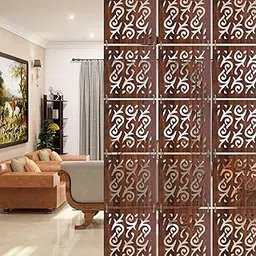 RANDOM 12 PCS Hanging DIY Room Divider Attractive Pattern Panels Decorative Wall Screen Panel Hollow Out Design for Living Dining Room Kitchen Bedroom Office Bar Restaurant Home Hotel Décor-RSD-4023-picture-18