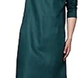 latest chikan Men's Cotton Blend Regular Solid Kurta Pyjama Set - Casual Ethnic Set-picture-26