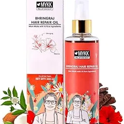 MYKK MAA, YEH KAISE KARUN Bhringraj Hair Repair Oil, Ayurvedic Oil For Men And Women, Hair Fall Control, Stop Hair Thinning, Reverse Premature Greying For All Hair Types - 200 Ml-picture-40
