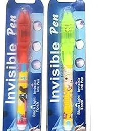 Invisible Magic Pen With Uv-Light Best For Kids Pack Of 2 Pen,Blue-picture-14