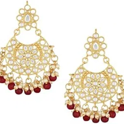 alamod the dwelling of trend store Alamod The dwelling of Trend Chand Bali Earrings for Women (Golden) (AIER_1543)-picture-48