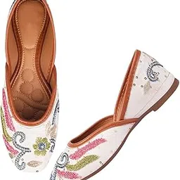 selfiee Ethnic Bellies Embroidery Jutti with Beautiful Design For Women & Girls-picture-19