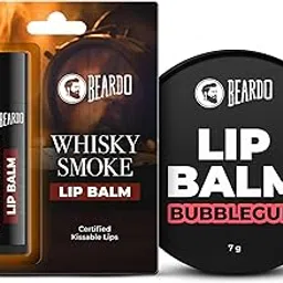 BEARDO Whisky Smoke & Bubblegum Lip Balm Set (4g & 7g) | Moisturizing Lip Care for Men & Women | Long-Lasting Protection | Ideal for Dry, Chapped Lips | All-Day Comfort-picture-13