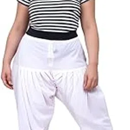 anaro Women's Plain Cotton Patiala Salwar Pant with Side Pockets-picture-31
