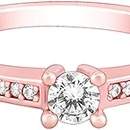 giva 925 Silver Rose Gold Ally Ring,Fixed Size, Indian - 12|Gift for Girlfriend| With Certificate of Authenticity and 925 Stamp | 6 Months Warranty*-picture-34