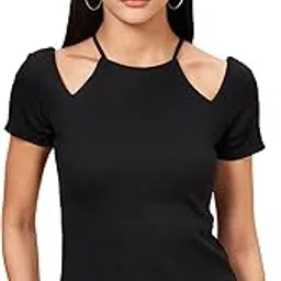 sf jeans by pantaloons Women's Solid Super Slim Fit Top-picture-45