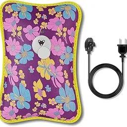 Hot Water Bag Care Heating Bag Gel For Pain Relief Heat Pad Electric For Pain Relief Electric Heating Pad For Back Pain Men & Women With Charging Cord(Multicolour)-image-1