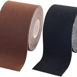 Lnrueg Breast Lift Tape Lightweight 2 Rolls Easy to Use Body Tape Breast Push up Tape Adhesive Spandex Soft Waterproof Strapless Sticky Cuttable-picture-12