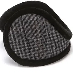 Black & Grey Winter Ear Muffs Ear Warmers for Men & Boys Warm Earmuffs Soft Fur Cold Protection Earband Ear Protection Winter Accessories for Outdoor Skiing Running Cycling Bike-image-35