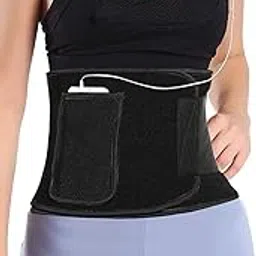 Serveuttam® Belly Fat Burner for Women 50" - Slim Sweat Belt for Women Weight Loss | Gym Belt for Women Workout | Sona Waist Trainer Belt (Black)-picture-39
