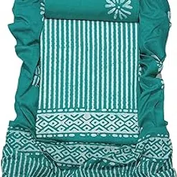 Bombay Batik Women Unstitched Cotton Printed Salwar Suit with Dupatta Ethnic Wear Dress Material (Sizes: Top - 2.5 M, Bottom - 2.25 M, Dupatta - 2.25 M)-image-62