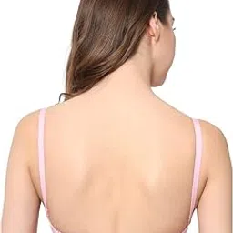 bewild Full Coverage Backless Cotton Bra for Women and Girls Non Padded/Everyday/t-Shirt/Adjustable Supported Bra/Transparent Strap & Band Free (Black)-picture-41