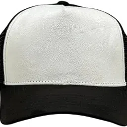The Tie Hub Men's Suede Solid Mesh Snapback Trucker Baseball Caps-picture-24