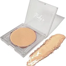 Ruby's Organics Compact Setting Powder- Matte Finish Poreless with SPF for Women All Skin Types, Face Makeup, Controls Oil, Conceals & Radiant Skin, Natural, Cruelty, Vegan & Paraben Free - Shade SP3, 9g image 1