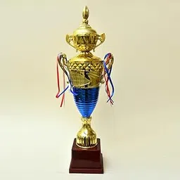 Golden Designer Cup Trophy for Sports, Event & Functions (Large, 68cm Height x 14cm Width x 14cm Depth)-image-58