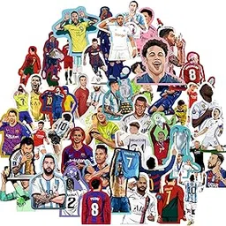 Football Stickers for Phone, Laptop, Bag, Guitar, 50 Pieces-picture-35