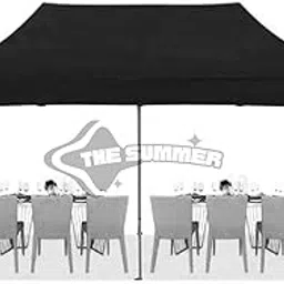 The Summer 20x10 feet /3x6 M (Semi Premium 35 Kg) Portable Folding Canopy Tent, Multipurpose Outdoor Gazebo Tent (Black)-picture-11