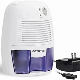 COYCYQI Small Dehumidifier,12V3A adapter，1200 Cubic Feet (215 sq ft) Portable Mini Dehumidifier Quiet Use for High Humidity in Home, Bathroom, Bedroom, Office, Basements, Wardrobe Closet,RV-picture-14