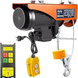 VOLTZ VZ-WEH 300X20mtrs 650w 100% copper Winding Wireless Mini Electric Hoist for Small Job Works and Domestic Use Purposes, 20Mtr Wire & 3mm Wire Rope Electric Hoist Lifting Hoist-picture-20