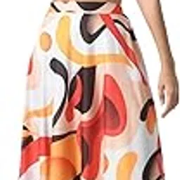 vagisha Women's Classic Stretchy All Time Trendy Long Flare Skirts for Women|Western Skirt|Maxi Skirt for Girls|Floral Skirt-picture-49