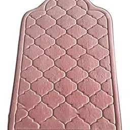 MYADDICTION Portable Prayer Mat Collectible Floor Carpet Area Rugs for Cafe Bar Indoor Pink-picture-15
