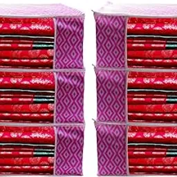 SHAPING FABRIC Garment Cover Non-Woven 90 GSM with Transparent Window & Double Metal Zipper – Pack of 6 | Dustproof Clothes Storage Bag for Sarees, Suits, Jackets, Shirts SBXLRL152493517524148524426-picture-43