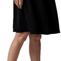 neudis Womens Flared Pleated Solid Mini Skirt Casual wear-picture-36