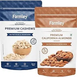 Farmley Dry Fruits Combo Pack 500 g I Almond 250g | Cashews 250g I Mixed Dry Fruits I Healthy Snacks I Diwali Dry Fruits Combo Pack-image-26