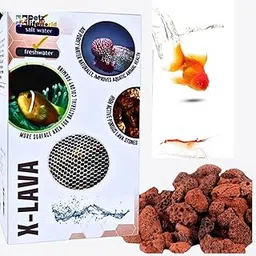 VAYINATO Aquatic Remedies X-Lava Filter Media, 800Ml (600G) | The Finest Hand Picked Volcano Lava Porous And Water Treatment Filter Media For Aquarium (Pack Of 1)-image-95